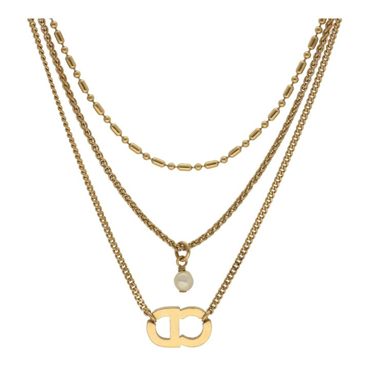 楽天市場】【中古】Dior ディオール CLAIR D LUNE ネックレス ゴールド 