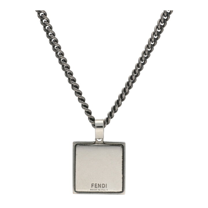 楽天市場】【中古】 Fendi フェンディ FFシルバーネックレス 