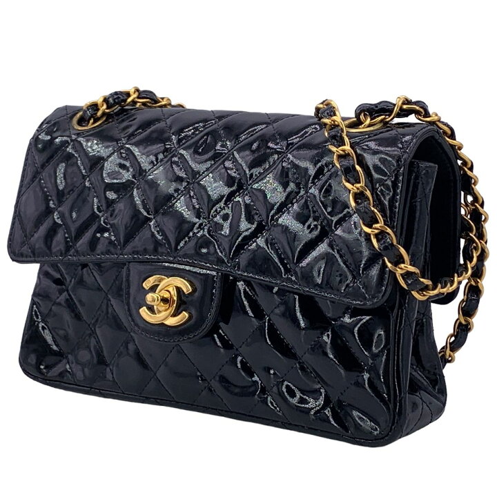 楽天市場】【中古】 CHANEL シャネル マトラッセ23 パテント ダブル 