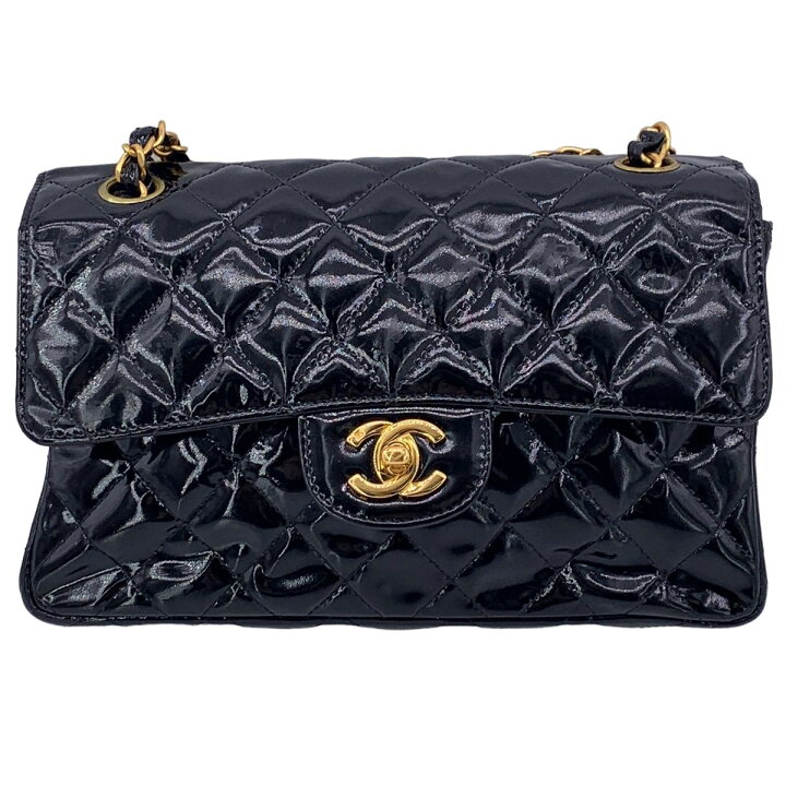 CHANELマトラッセ ダブルフェイスエナメルバッグ 