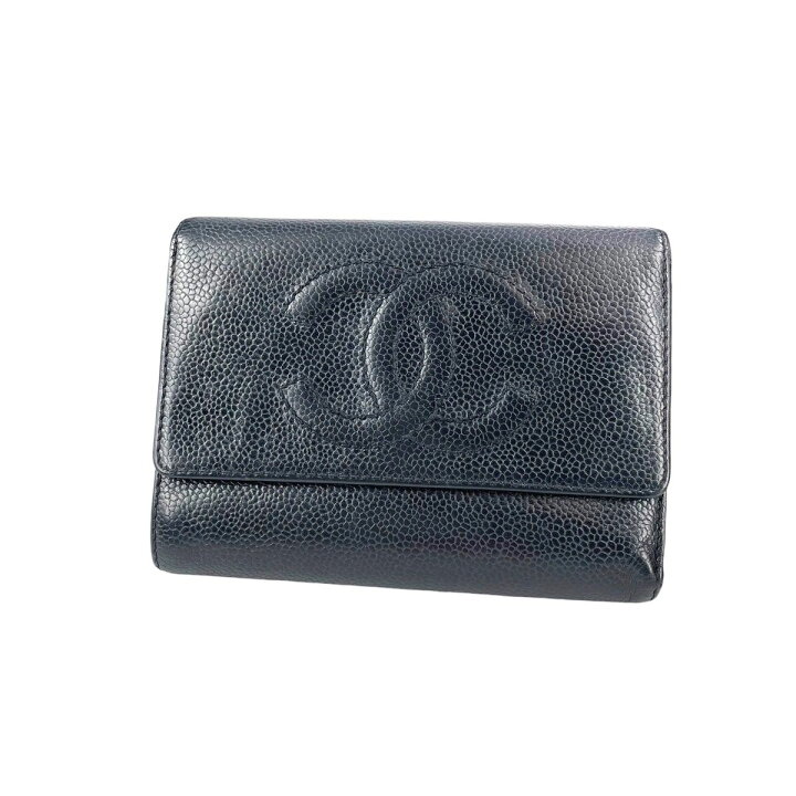 楽天市場】【中古】 CHANEL シャネル ココマーク 三つ折り財布  