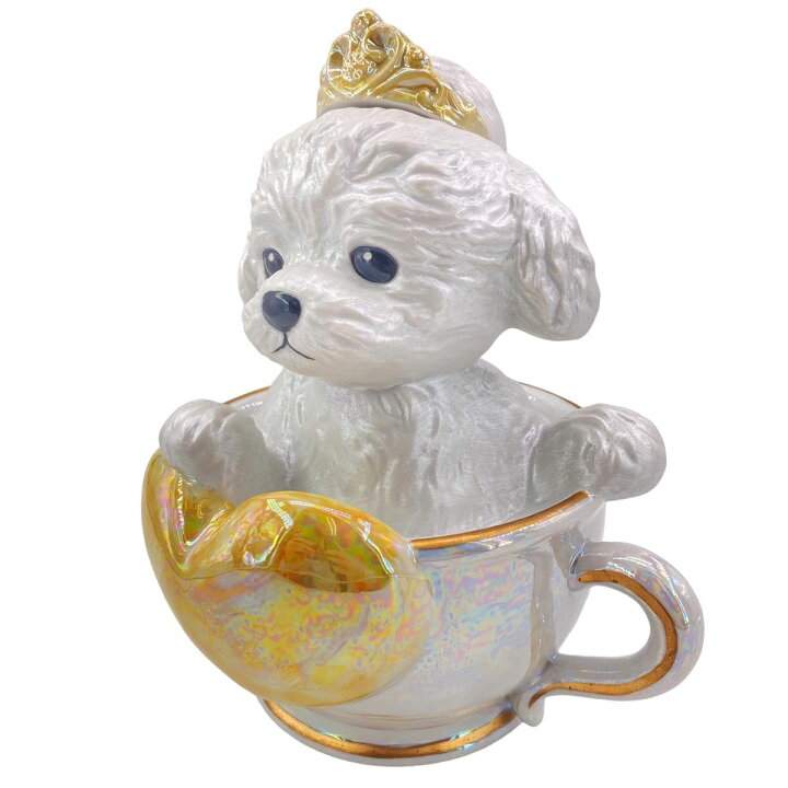 楽天市場】【中古】 Teacup poodle ティーカッププードル 飾りボトル 