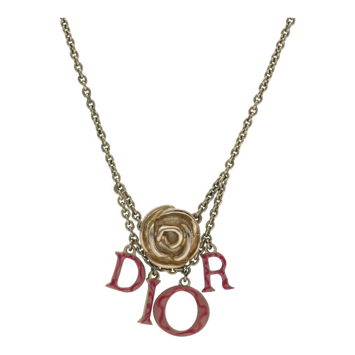 楽天市場】【中古】 C.Dior クリスチャンディオール バラモチーフ ロゴ 