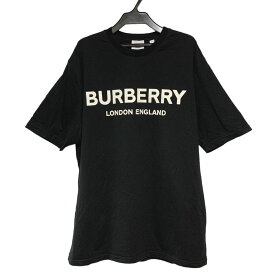 【中古】 BURBERRY バーバリー カットソー ロゴプリントTシャツ 8026016 サイズM 23046987 YU