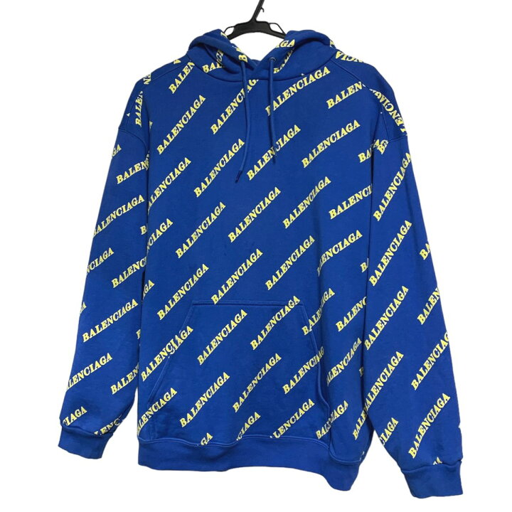 楽天市場】【中古】 BALENCIAGA バレンシアガ パーカー ロゴ 総柄  