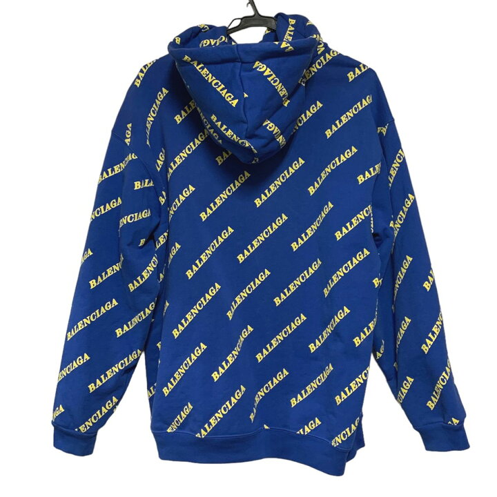 楽天市場】【中古】 BALENCIAGA バレンシアガ パーカー ロゴ 総柄  