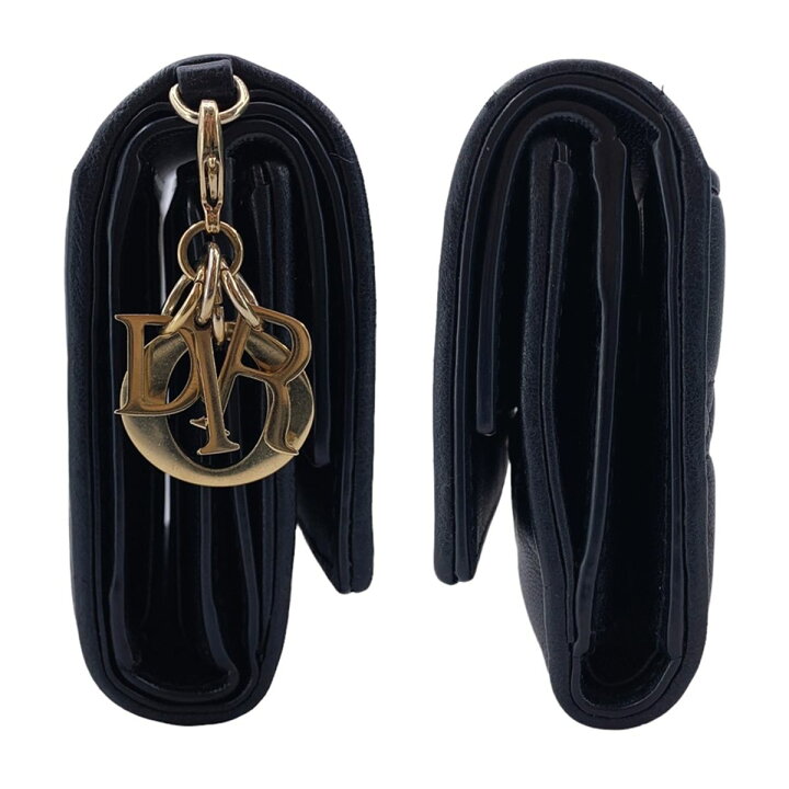 楽天市場】【中古】 C.Dior ディオール LADY DIOR ロータスウォレット 