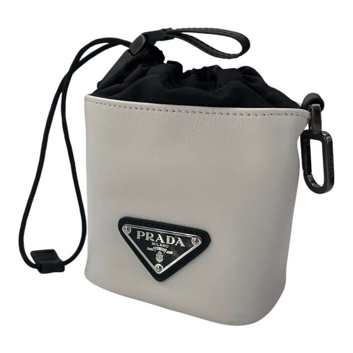 楽天市場】【中古】 PRADA プラダ 巾着ポーチ 化粧ポーチ 2TL386 