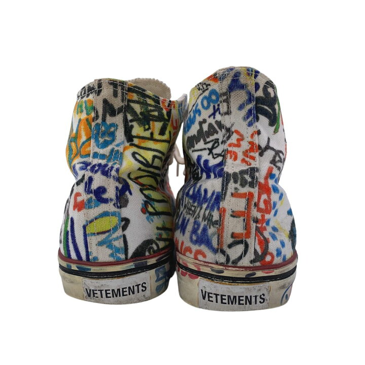楽天市場】【中古】 VETEMENTS ヴェトモン グラフィティ ハイカット 