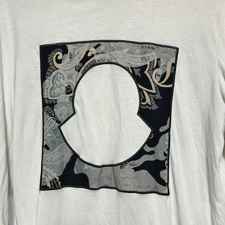 楽天市場】【中古】 MONCLER モンクレール カットソー ペイズリー ロゴ 