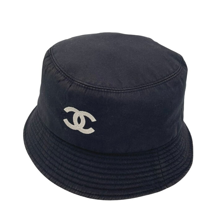 楽天市場】【中古】 CHANEL シャネル ココマーク バケットハット ロゴ 