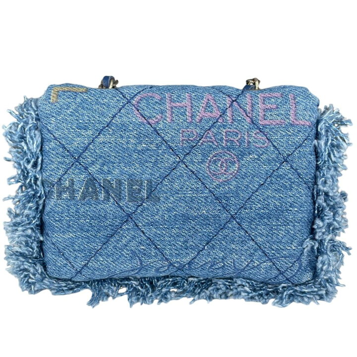 楽天市場】【中古】 CHANEL シャネル マトラッセ ミニ チェーン ポーチ 