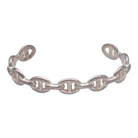 【中古】 HERMES エルメス バングル シェーヌダンクル アンシェネ MM H109509B ブレスレット シルバー アクセサリー メンズ レディース ユニセックス 25018657 AO