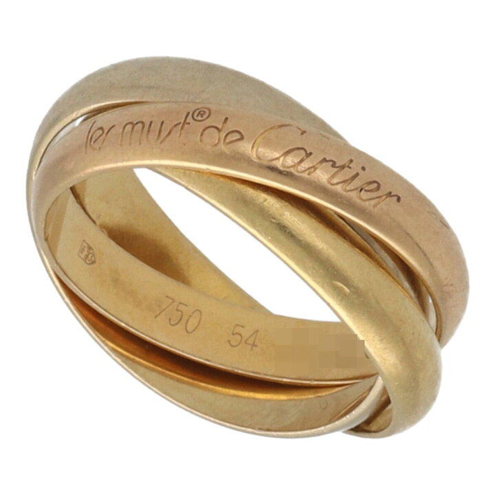 楽天市場】【中古】 Cartier カルティエ クラシック トリニティ リング  