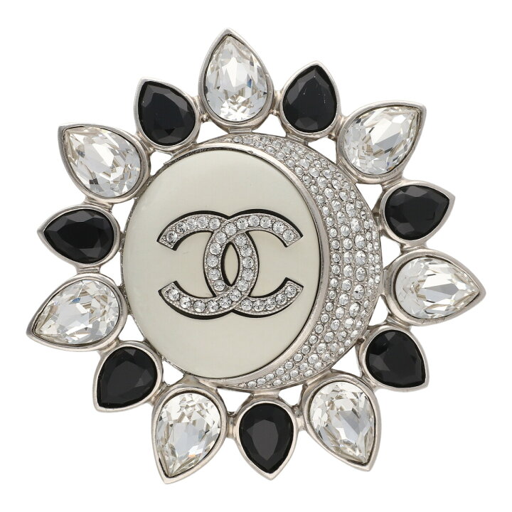 楽天市場】【中古】 CHANEL シャネル ラインストーン ココマーク 