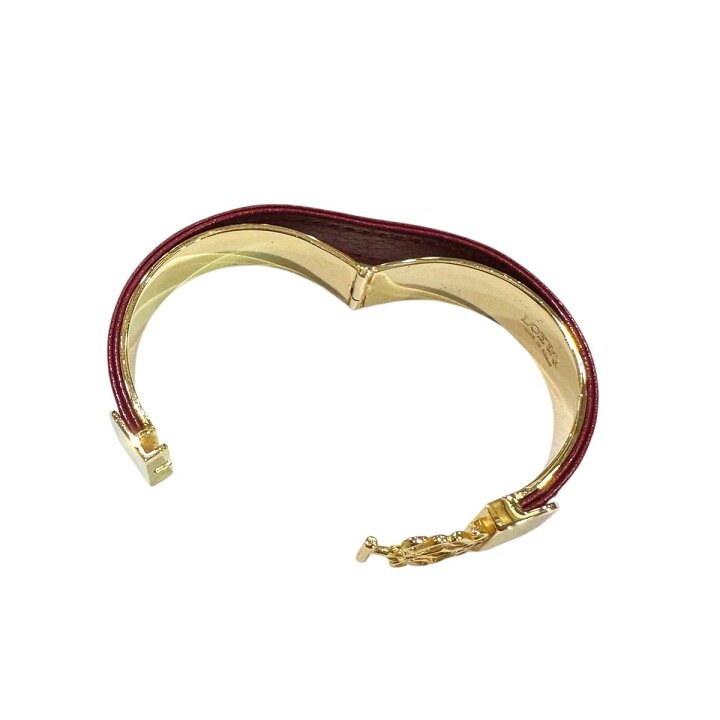 楽天市場】【中古】 LOEWE ロエベ アナグラム ロゴバングル レッド 