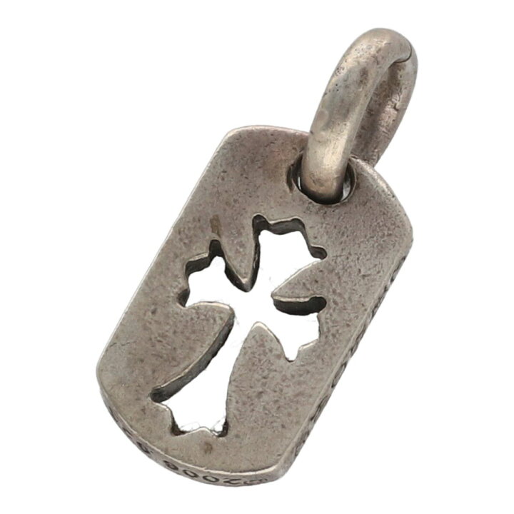 silver925 たいにーくろすドッグたグとップ しるバー925 たいにーかッとあうとくろす ドッグたグしるバー