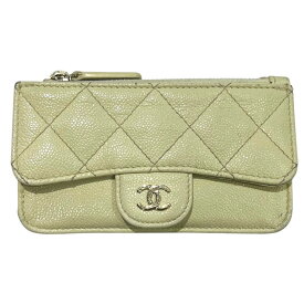 【中古】 CHANEL シャネル クレジットカードケース AP2570 マトラッセ タイムレスクラシックカードケース キャビアスキン コインケース 25029635 SA