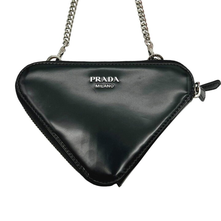 楽天市場】【中古】 PRADA プラダ トライアングル ビジュー チェーン 