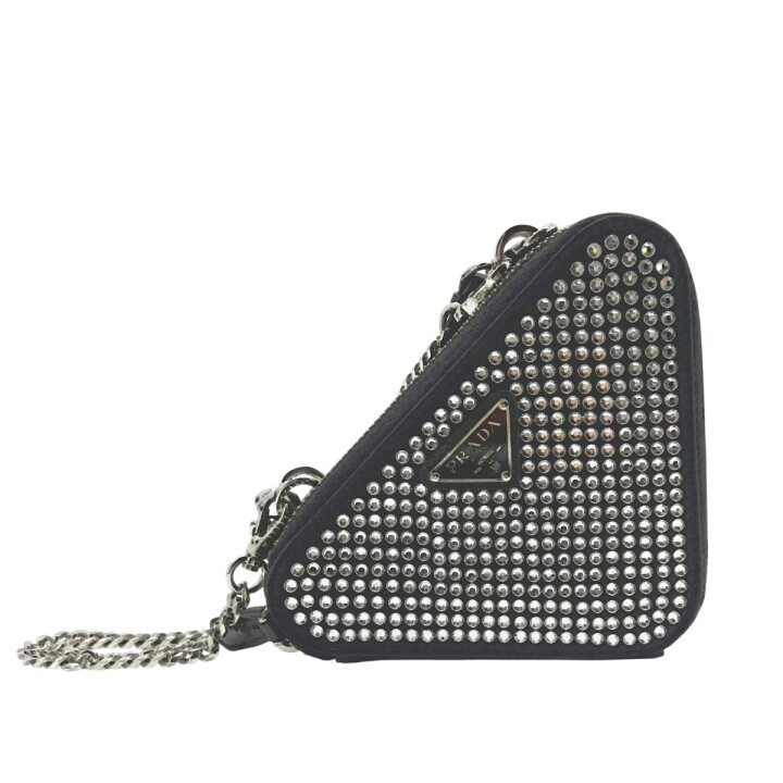 楽天市場】【中古】 PRADA プラダ トライアングル ビジュー チェーン 