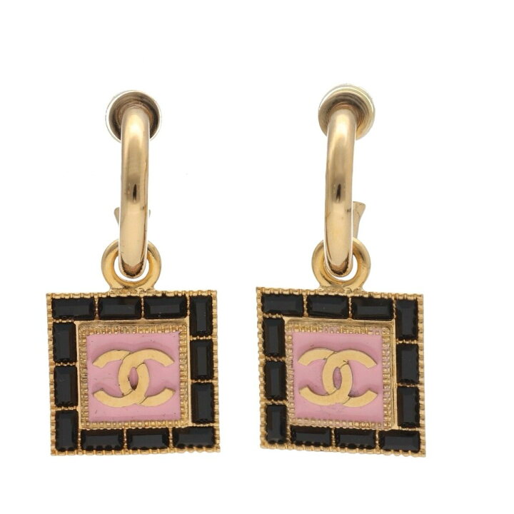 楽天市場】【中古】 CHANEL シャネル ピアス ココマーク スクエア 
