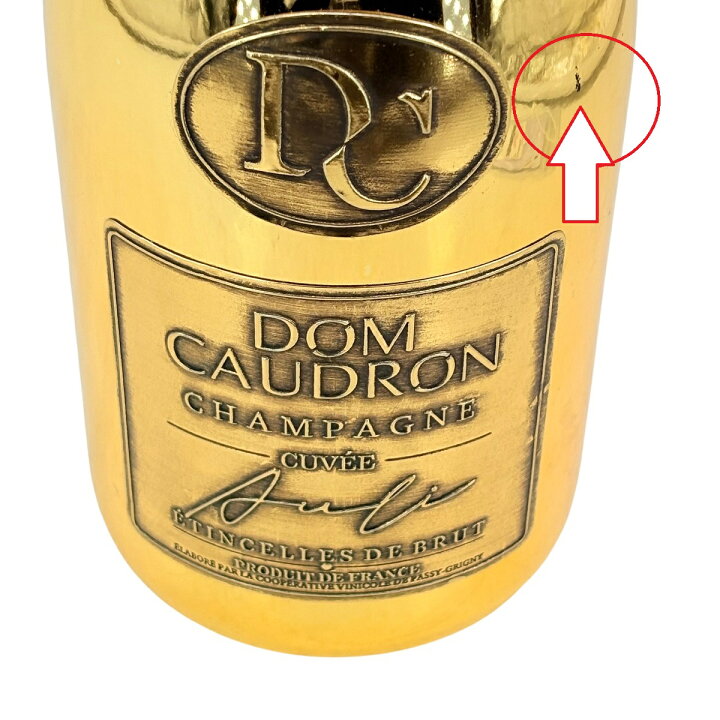 楽天市場】【中古】 未開栓 DOM CAUDRON ドン コドロン ゴールド 750ml Dom coudron CUVÉE AULI GOLD
