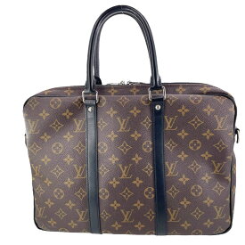 【中古】LOUIS VUITTON ルイ・ヴィトンポルト ドキュマン・ヴォワヤージュ PM M52005 モノグラム・キャンバス ブラウン ビジネスバッグ・ブリーフケース 25022882 RD