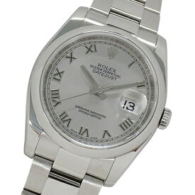 【全品5％OFF！27日9:59迄】ロレックス ROLEX デイトジャスト 116200 M番 時計 メンズ ブランド 自動巻き AT ステンレス SS シルバー ローマ 磨き済み 【中古】