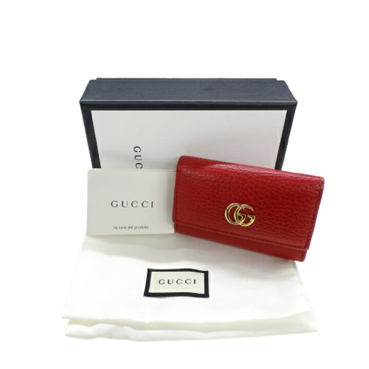 楽天市場】グッチ GUCCI キーケース レディース ブランド 6連 レザー  