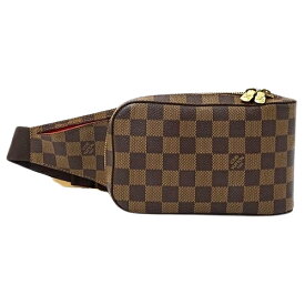 【全品1000円OFFクーポン配布！13日〜17日まで】ルイ・ヴィトン LOUIS VUITTON バッグ ダミエ メンズ ブランド ボディバッグ ウエストバッグ ジェロニモス N51994 ブラウン ミニバッグ 小さめ おしゃれ 【中古】