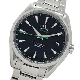 【最大10％OFF!9日20時〜16日1時59分迄！】オメガ OMEGA シーマスター アクアテラ ゴルフ 231.10.42.21.01.004 時計 メンズ ブランド マスターコーアクシャル 自動巻き AT ステンレス SS 裏スケ OH・磨き済み 【中古】