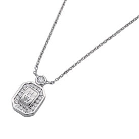 【全品最大10％OFF!9日20時から16日1時59分まで】ハリー・ウィンストン HARRY WINSTON ネックレス レディース ブランド 750WG ダイヤモンド HWロゴ ホワイトゴールド ジュエリー 磨き済み 【中古】