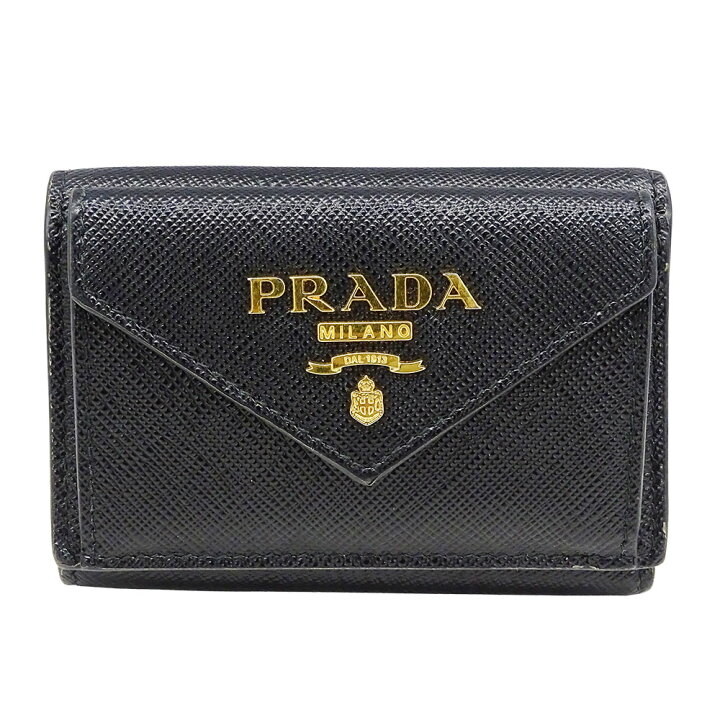 楽天市場】プラダ PRADA 財布 レディース ブランド 三つ折り財布 