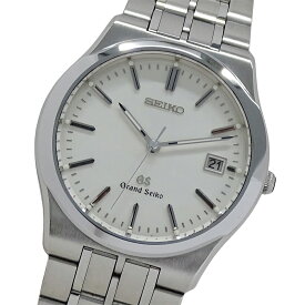 【最大10％OFF!9日20時〜16日1時59分迄！】グランドセイコー GRAND SEIKO GS 8N65-9000 SBGG001 時計 メンズ ブランド デイト クオーツ QZ ステンレス SS シルバー 磨き済み【中古】