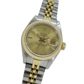 ロレックス ROLEX デイトジャスト 69173 96番台 時計 レディース ブランド 自動巻き AT ステンレス SS ゴールド YG コンビ OH・磨き済み 【中古】