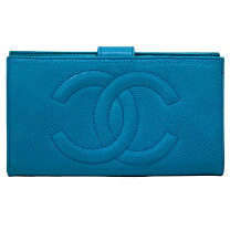 楽天市場】シャネル 長財布（カラーブルー）（財布・ケース｜バッグ 