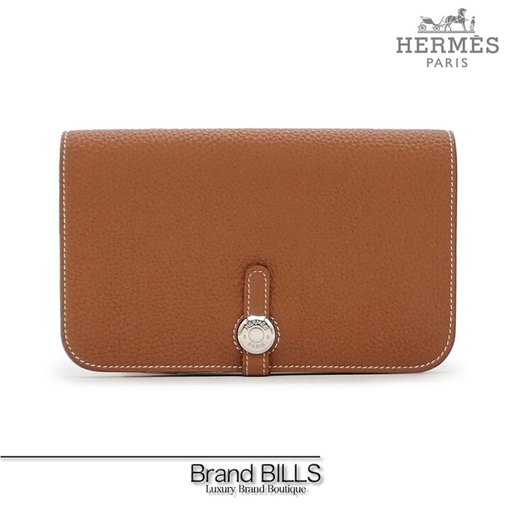 楽天市場】未使用品 HERMES エルメス ドゴンデュオ ドゴンGM 長財布  