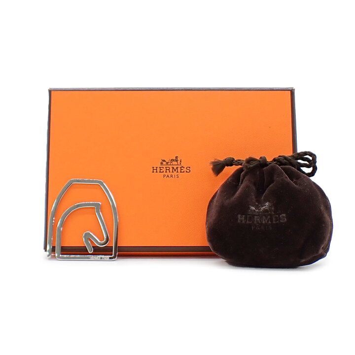 楽天市場】未使用品 HERMES エルメス エケストル マネークリップ 