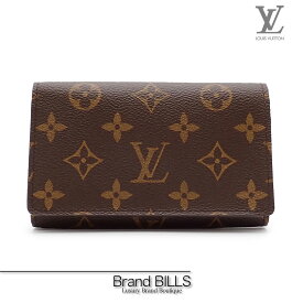 未使用品 LOUIS VUITTON ルイ ヴィトン ポルトモネ・ビエ・トレゾール 折り財布 旧型 モノグラム ブラウン ゴールド金具 M61730 送料無料 【中古】