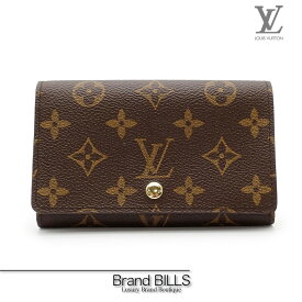未使用品 LOUIS VUITTON ルイヴィトン ポルトモネ ビエ トレゾール 折り財布 モノグラム ブラウン 旧型 M61730 送料無料 【中古】