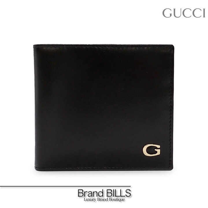 楽天市場】未使用品 GUCCI グッチ 二つ折り札入れ 財布 661・4742  