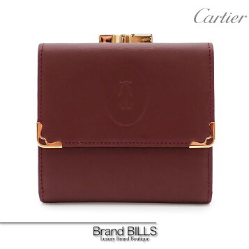 楽天市場】【中古】【財布】Cartier カルティエ マスト ライン 3つ折  