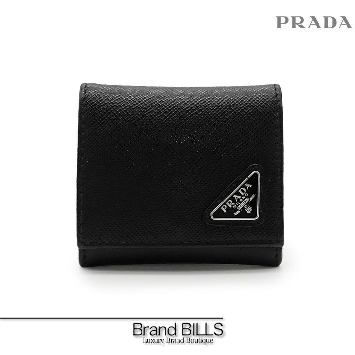 楽天市場】未使用品 PRADA プラダ サフィアーノ トライアングル コイン  