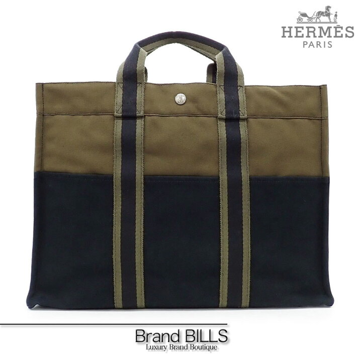 楽天市場】未使用品 HERMES エルメス フールトゥ トートMM トート 