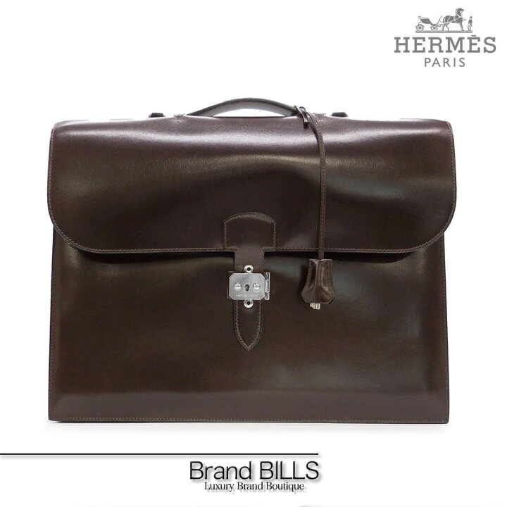 楽天市場】美品 HERMES エルメス サック・ア・デペッシュ 40 ビジネス  