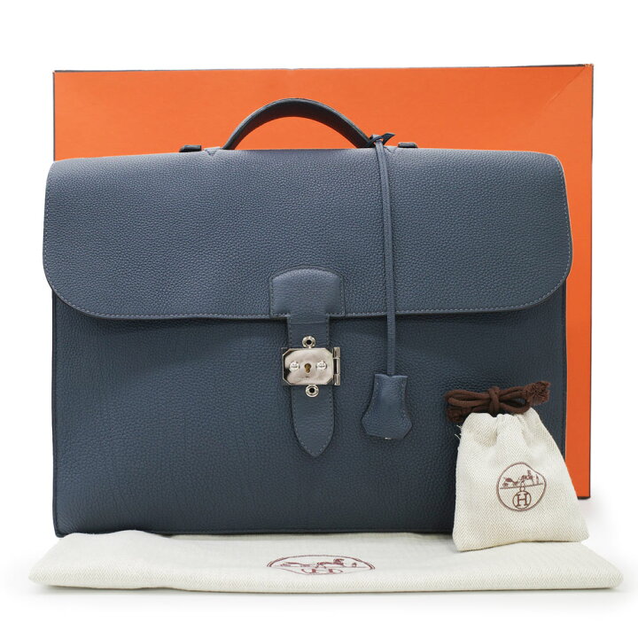 楽天市場】美品 HERMES エルメス サック・ア・デペッシュ 38 ビジネス  