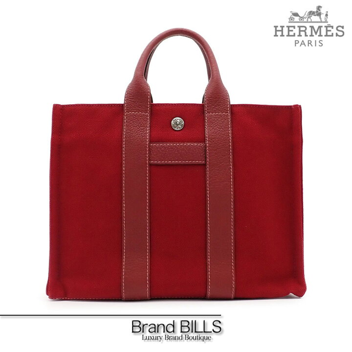 楽天市場】未使用品 HERMES エルメス サックアーネPM トートバッグ 