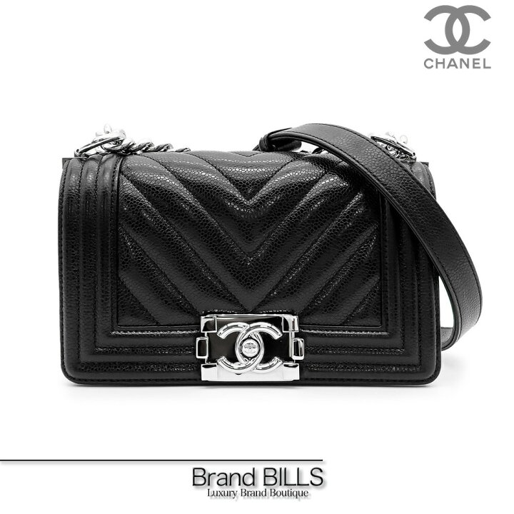 楽天市場】美品 CHANEL ボーイシャネル スモール チェーンショルダー 