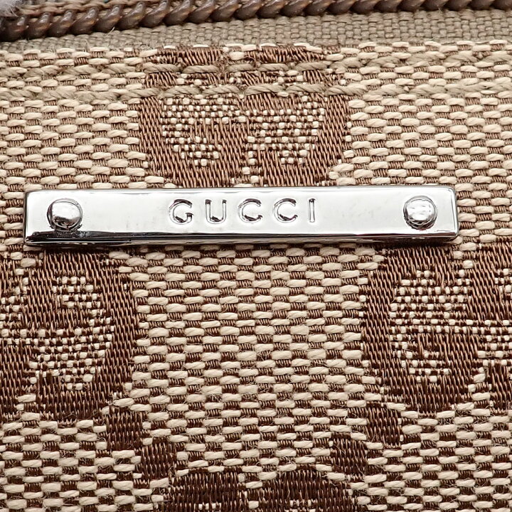 楽天市場】未使用品 GUCCI グッチ GGキャンバス アクセサリーポーチ 