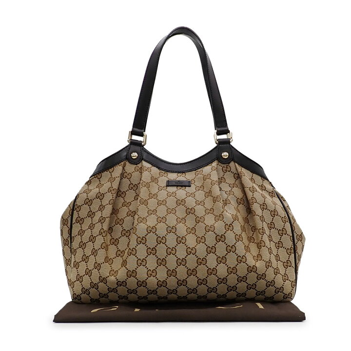 楽天市場】未使用品 GUCCI グッチ GGキャンバス トートバッグ 